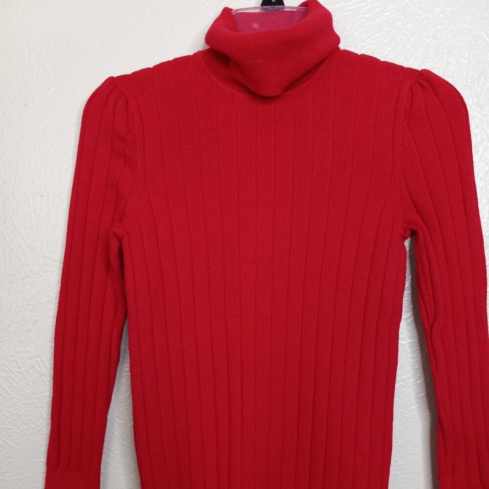 Talbots Red Turtleneck sweater Size XS‎